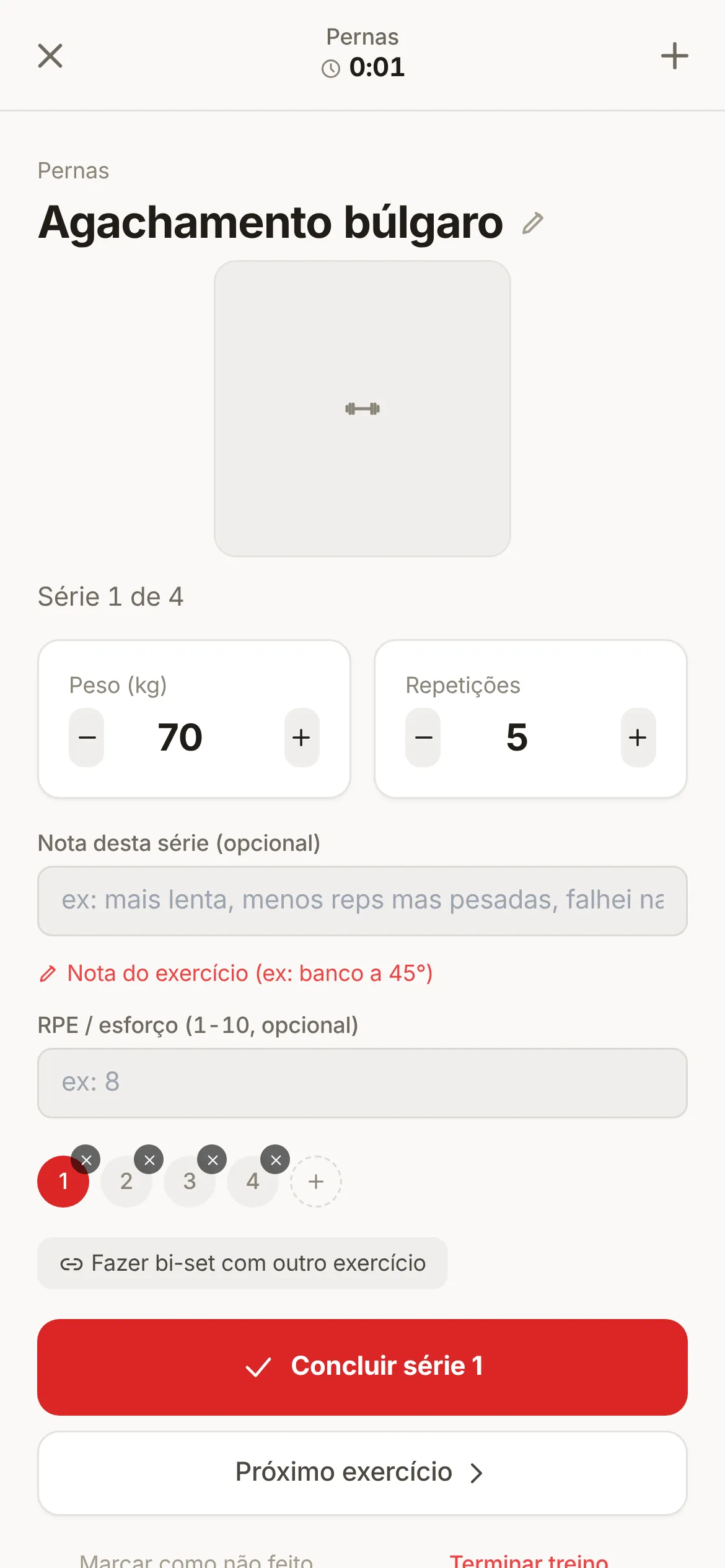 Captura de ecrã 2 da app GymFlow